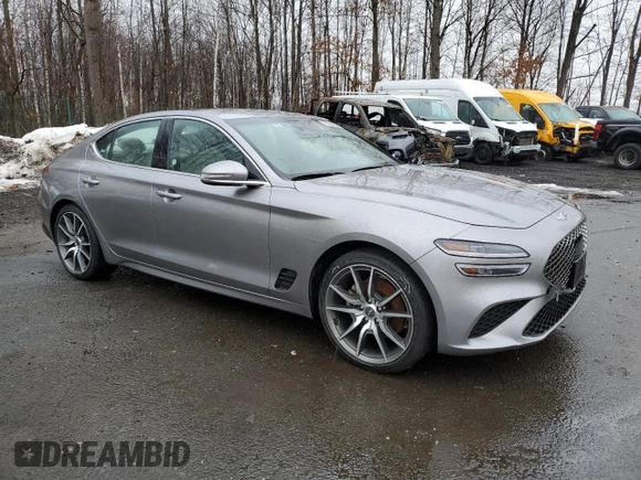 2023 Genesis G70 2.0T with VIN KMTG34TA5PU129311, listed as a Copart auction lot 43329385 with 34,917 mi miles and Non Repairable. Bid and sale history available at DreamBid. Image 4.