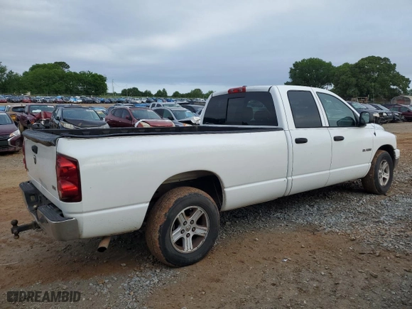 2008 Dodge Ram 1500 SLT with VIN 1D7HA18N98J197073, listed as a Copart auction lot 54155805 with 341,670 mi miles and Clean Title. Bid and sale history available at carsss.com. Image 3.