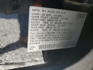 2017 Audi Q7 Prestige с VIN WA1VAAF7XHD008313, выставлен на аукционе Copart как лот 64406235 с пробегом 127 920 миль миль и Чистый • Clean title. История ставок и продаж доступна на DreamBid. Изображение 13.