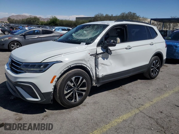 2024 Volkswagen Tiguan S with VIN 3VVRB7AX6RM198519, listed as a Copart auction lot 55683755 with Not provided miles and Salvage title. Bid and sale history available at DreamBid. Image 1.