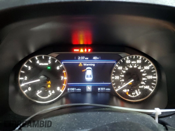 2021 Nissan Altima 2.5 SV with VIN 1N4BL4DV1MN306636, listed as a Copart auction lot 47393665 with 81,981 mi miles and Salvage Title. Bid and sale history available at carsss.com. Image 9.