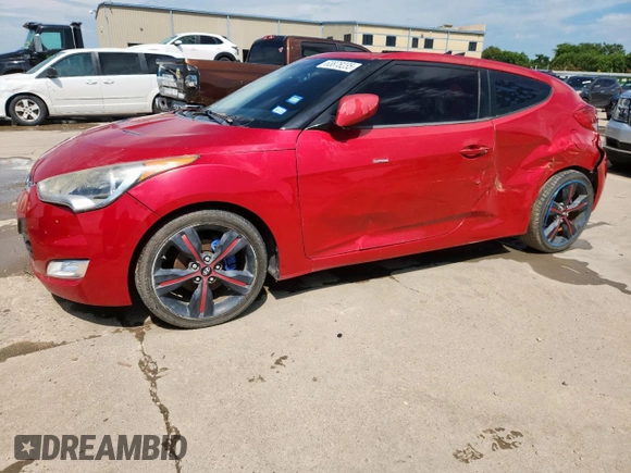 2012 Hyundai Veloster w/Black Int с VIN KMHTC6AD1CU026558, выставлен на аукционе Copart как лот 63878235 с пробегом 107 905 миль миль и Чистый • Clean title. История ставок и продаж доступна на DreamBid. Изображение 1.