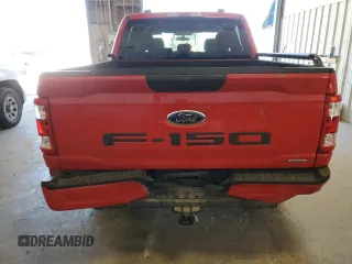2021 Ford F-150 XL with VIN 1FTEW1CP5MKD32710, listed as a Copart auction lot 49497645 with 56,465 mi miles and Salvage Title. Bid and sale history available at carsss.com. Image 6.