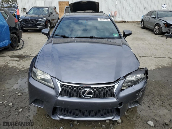 2015 Lexus GS 350 with VIN JTHBE1BL2FA011381, listed as a Copart auction lot 47070495 with 136555 miles and Salvage Title. Bid and sale history available at carsss.com. Image 5.