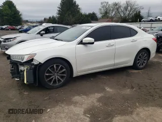 2018 Acura TLX z VIN 19UUB1F37JA007849, wystawiony jako Copart lot #52080075 z przebiegiem 168 397 mil mil oraz Szkoda całkowita • Salvage title. Historia ofert i sprzedaży dostępna na DreamBid. Obrazek 1.