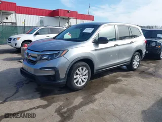 2019 Honda Pilot LX with VIN 5FNYF5H13KB031050, listed as a IAAI auction lot 41529822 with 51,328 mi miles. Bid and sale history available at carsss.com. Image 18.