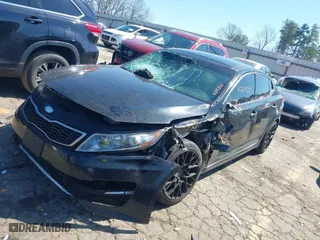 2013 Kia Optima Hybrid EX with VIN KNAGM4AD0D5039561, listed as a IAAI auction lot 41760837 with 1 mi miles. Bid and sale history available at carsss.com. Image 2.