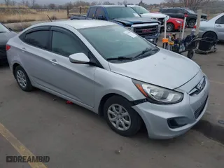 2012 Hyundai Accent GLS with VIN KMHCT4AE7CU181676, listed as a IAAI auction lot 41539969 with 161,419 mi miles. Bid and sale history available at carsss.com. Image 1.