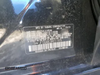 2024 Subaru Impreza with VIN JF1GUABC0R8311979, listed as a Copart auction lot 88498285 with 57,009 mi miles and Salvage Title. Bid and sale history available at carsss.com. Image 13.