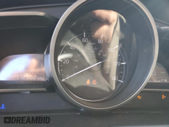 2018 Mazda CX-3 Touring with VIN JM1DKDC77J0305749, listed as a Copart auction lot 86524474 with 112,562 mi miles and Salvage Title. Bid and sale history available at DreamBid. Image 9.