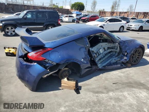 2016 Nissan 370Z z VIN JN1AZ4EH9GM933658, wystawiony jako Copart lot #48760215 z przebiegiem 70 682 mil mil oraz Szkoda całkowita • Salvage title. Historia ofert i sprzedaży dostępna na DreamBid. Obrazek 3.