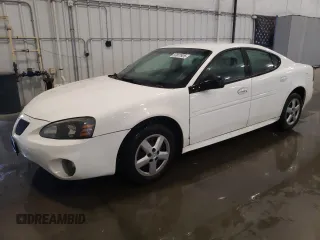 2005 Pontiac Grand Prix z VIN 2G2WP522851305991, wystawiony jako Copart lot #57077925 z przebiegiem Nie podano mil oraz Szkoda całkowita • Salvage title. Historia ofert i sprzedaży dostępna na DreamBid. Obrazek 1.