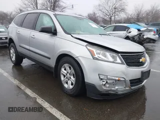 2016 Chevrolet Traverse LS with VIN 1GNKRFED9GJ124857, listed as a IAAI auction lot 41567686 with 1 mi miles. Bid and sale history available at carsss.com. Image 1.