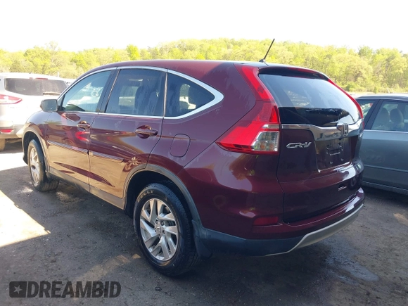 2015 Honda CR-V EX with VIN 5J6RM4H55FL111955, listed as a IAAI auction lot 42058378 with 231,510 mi miles and . Bid and sale history available at DreamBid. Image 3.