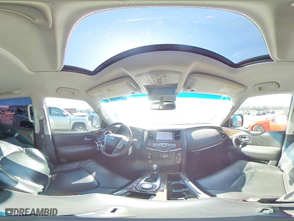 2017 Infiniti QX80 with VIN JN8AZ2NE8H9155837, listed as a Copart auction lot 45470425 with 139,901 mi miles and Salvage Title. Bid and sale history available at carsss.com. Image 15.