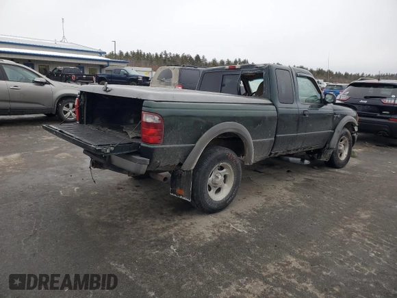 2002 Ford Ranger XL Fleet with VIN 1FTZR45E22TA78547, listed as a Copart auction lot 42254185 with 149,349 mi miles and Salvage Title. Bid and sale history available at DreamBid. Image 3.