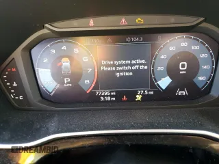 2021 Audi Q3 Premium with VIN WA1AUCF38M1067676, listed as a Copart auction lot 71621704 with 77,395 mi miles and Salvage Title. Bid and sale history available at carsss.com. Image 9.