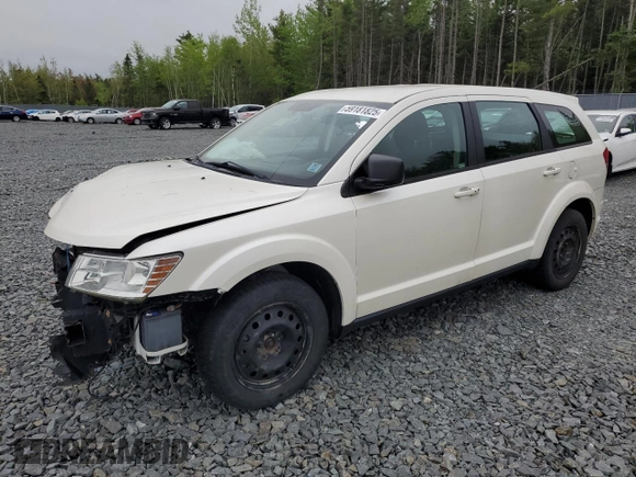 2015 Dodge Journey SE z VIN 3C4PDCABXFT595441, wystawiony jako Copart lot #59181825 z przebiegiem 122 263 mil mil oraz Szkoda całkowita • Salvage title. Historia ofert i sprzedaży dostępna na DreamBid. Obrazek 1.