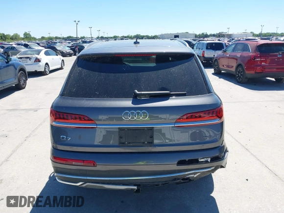 2023 Audi Q7 Premium with VIN WA1AXBF76PD025384, listed as a IAAI auction lot 41838885 with 23,857 mi miles and . Bid and sale history available at DreamBid. Image 16.