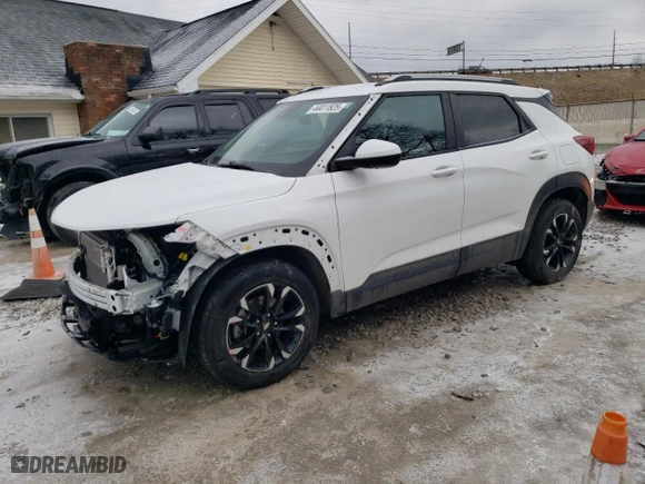 2023 Chevrolet TrailBlazer LT with VIN KL79MPS22PB057427, listed as a Copart auction lot 44411825 with NaN miles and Salvage Title. Bid and sale history available at carsss.com. Image 1.