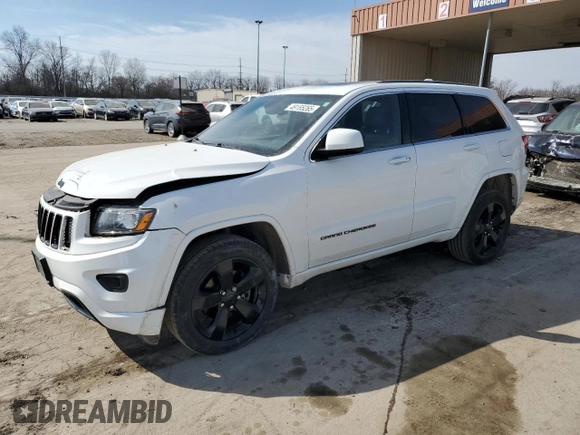 2014 Jeep Grand Cherokee Laredo with VIN 1C4RJFAG3EC580109, listed as a Copart auction lot 49155265 with 100,128 mi miles and Salvage Title. Bid and sale history available at carsss.com. Image 1.