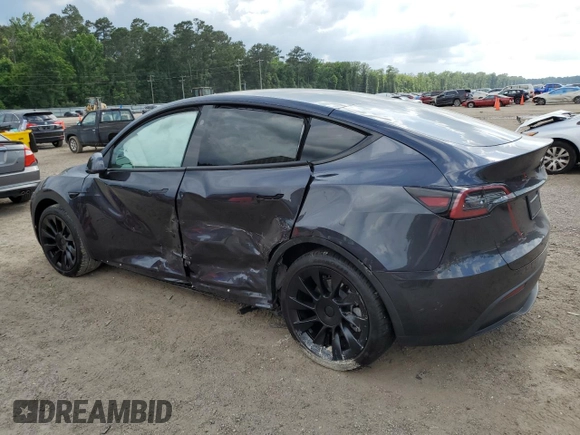 2024 Tesla Model Y Long Range z VIN 7SAYGAEE7RF123224, wystawiony jako Copart lot #58410545 z przebiegiem Nie podano mil oraz Szkoda całkowita • Salvage title. Historia ofert i sprzedaży dostępna na DreamBid. Obrazek 2.