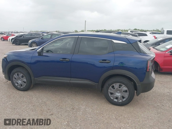 2025 Nissan Kicks S with VIN 3N8AP6BA3SL325597, listed as a IAAI auction lot 41958706 with 371 mi miles. Bid and sale history available at carsss.com. Image 14.