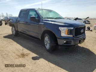 2018 Ford F-150 XL with VIN 1FTEW1EP5JFB40530, listed as a Copart auction lot 52946645 with 106,796 mi miles and Salvage Title. Bid and sale history available at carsss.com. Image 4.