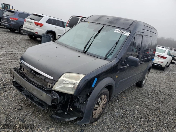 2012 Ford Transit Connect Wagon XLT with VIN NM0KS9BN8CT105675, listed as a Copart auction lot 44783465 with 193,163 mi miles and Salvage Title. Bid and sale history available at carsss.com. Image 1.