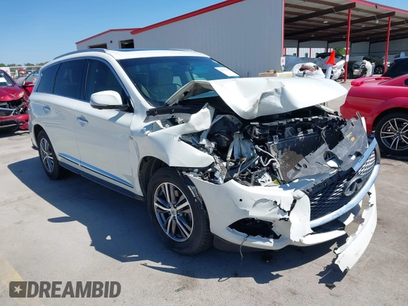 2016 Infiniti QX60 with VIN 5N1AL0MMXGC511972, listed as a IAAI auction lot 41979787 with 127,298 mi miles and . Bid and sale history available at DreamBid. Image 1.