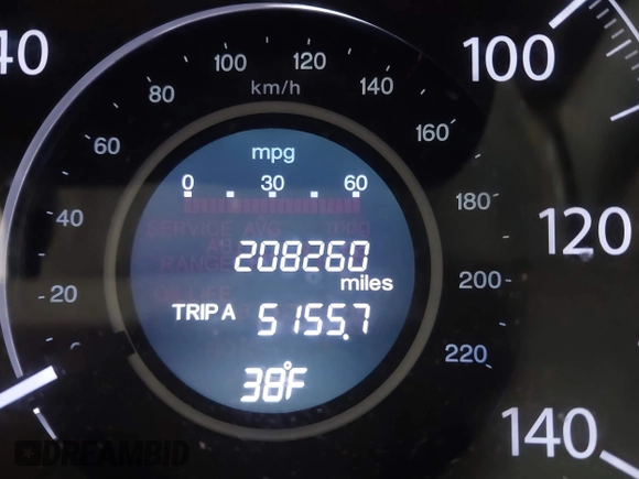 2013 Honda CR-V EX with VIN 2HKRM4H59DH682484, listed as a IAAI auction lot 41504589 with 208,260 mi miles and . Bid and sale history available at DreamBid. Image 15.