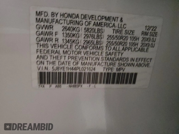 2023 Acura MDX w/Technology Package with VIN 5J8YE1H44PL021624, listed as a Copart auction lot 88245505 with 30,717 mi miles and Salvage Title. Bid and sale history available at carsss.com. Image 13.