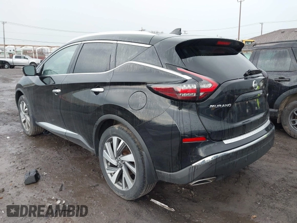 2019 Nissan Murano SL with VIN 5N1AZ2MS5KN142508, listed as a IAAI auction lot 42065451 with 111,546 mi miles and . Bid and sale history available at DreamBid. Image 3.