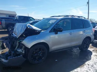 2018 Subaru Forester Premium with VIN JF2SJAEC9JH443881, listed as a IAAI auction lot 41686001 with 123,001 mi miles. Bid and sale history available at carsss.com. Image 14.