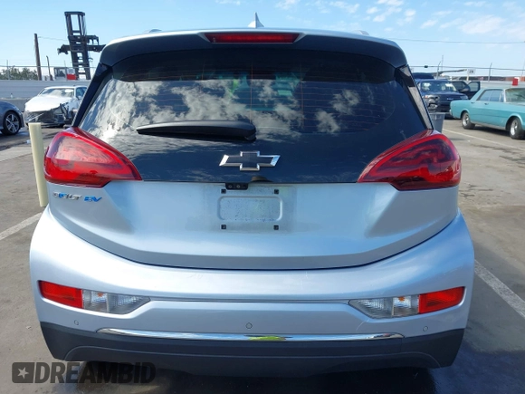 2018 Chevrolet Bolt EV Premier with VIN 1G1FX6S08J4113641, listed as a IAAI auction lot 41681041 with 81,390 mi miles. Bid and sale history available at carsss.com. Image 17.