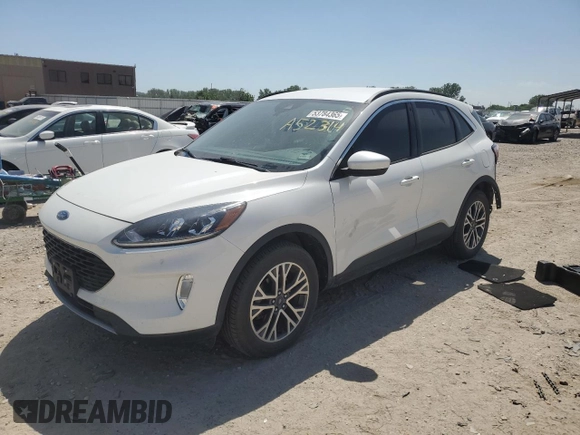 2021 Ford Escape SEL with VIN 1FMCU9H65MUA52314, listed as a Copart auction lot 56951735 with 71,918 mi miles and Salvage title. Bid and sale history available at DreamBid. Image 1.