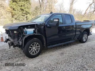 2021 Chevrolet Silverado 1500 LT with VIN 1GCRYDED6MZ118803, listed as a Copart auction lot 79291124 with 46,721 mi miles and Salvage Title. Bid and sale history available at DreamBid. Image 1.