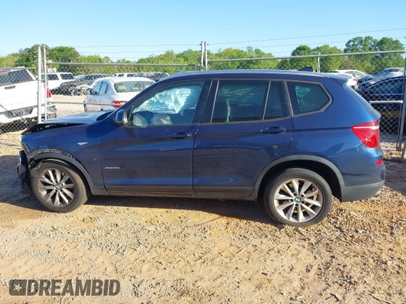 2017 BMW X3 xDrive28i with VIN 5UXWX9C55H0T09474, listed as a IAAI auction lot 42060029 with 118,123 mi miles and . Bid and sale history available at DreamBid. Image 14.