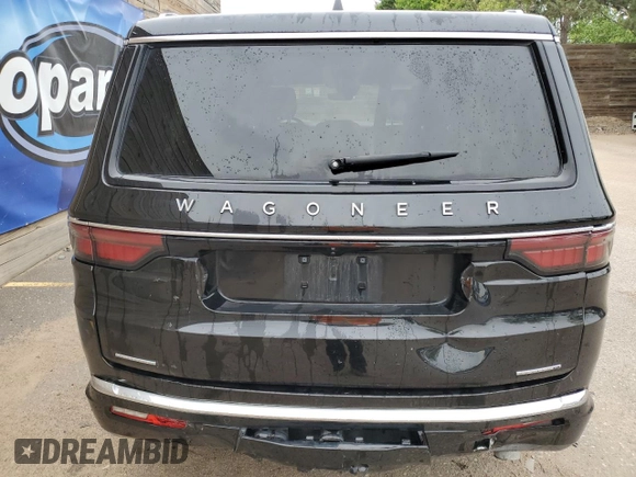 2023 Jeep Wagoneer Series III с VIN 1C4SJVDP0PS572632, выставлен на аукционе Copart как лот 57608885 с пробегом 58 769 миль миль и Чистый • Clean title. История ставок и продаж доступна на DreamBid. Изображение 6.
