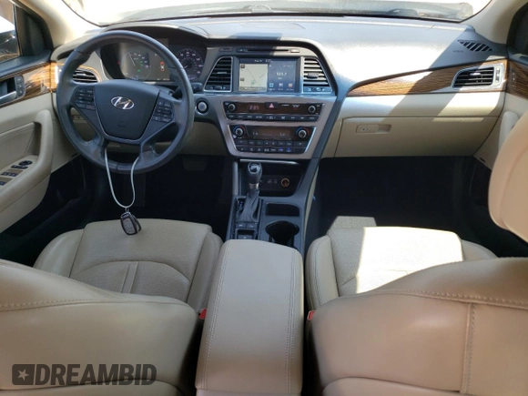 2016 Hyundai Sonata Hybrid Limited with VIN KMHE34L16GA018026, listed as a Copart auction lot 65356313 with 83,016 mi miles. Bid and sale history available at carsss.com. Image 8.