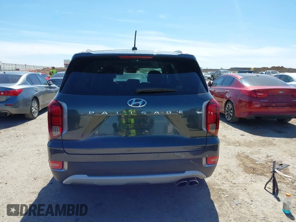 2020 Hyundai Palisade SEL with VIN KM8R34HE7LU091654, listed as a IAAI auction lot 41809048 with 87,984 mi miles and . Bid and sale history available at DreamBid. Image 17.