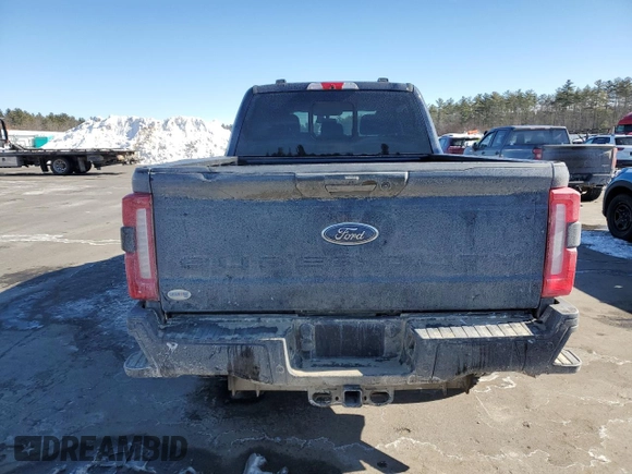 2024 Ford Super Duty F-250 SRW XL with VIN 1FT8W2BA3RED82706, listed as a Copart auction lot 45363815 with 8,407 mi miles and Salvage Title. Bid and sale history available at carsss.com. Image 6.