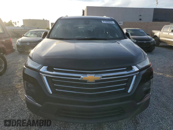 2023 Chevrolet Traverse LT Cloth with VIN 1GNERGKWXPJ129431, listed as a Copart auction lot 81606654 with 57,914 mi miles and Salvage Title. Bid and sale history available at carsss.com. Image 5.