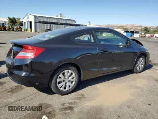 2012 Honda Civic Cpe LX with VIN 2HGFG3B59CH519341, listed as a Copart auction lot 73415724 with 80,910 mi miles and Salvage Title. Bid and sale history available at carsss.com. Image 3.