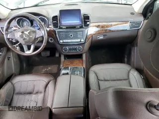 2017 Mercedes-Benz GLS 450 with VIN 4JGDF6EE4HA765897, listed as a Copart auction lot 55741505 with Not Provided miles and Salvage Title. Bid and sale history available at DreamBid. Image 8.