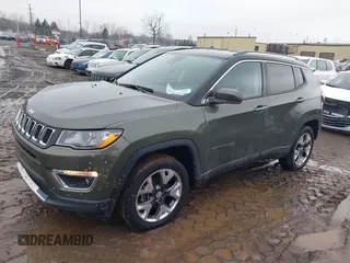 2021 Jeep Compass Limited with VIN 3C4NJDCBXMT533649, listed as a IAAI auction lot 41678358 with 42,346 mi miles and . Bid and sale history available at carsss.com. Image 2.