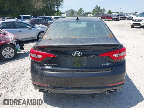2015 Hyundai Sonata 2.4L Sport with VIN 5NPE34AF7FH250547, listed as a IAAI auction lot 42033370 with 79,840 mi miles. Bid and sale history available at carsss.com. Image 17.