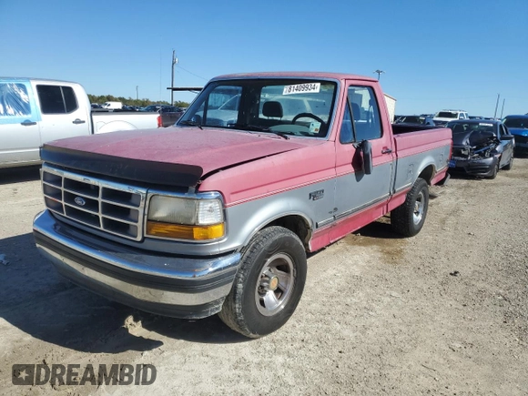 1994 Ford F-150 with VIN 1FTEF15N5RNA19027, listed as a Copart auction lot 81409934 with 230,644 mi miles and Salvage Title. Bid and sale history available at carsss.com. Image 1.