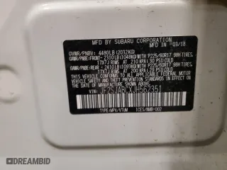 2018 Subaru Forester with VIN JF2SJABCXJH562351, listed as a Copart auction lot 49806555 with 0 mi miles and Non Repairable. Bid and sale history available at carsss.com. Image 12.