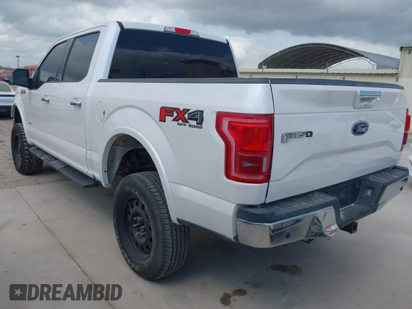 2016 Ford F-150 XLT with VIN 1FTEW1EG1GKD09703, listed as a IAAI auction lot 42056248 with 126,812 mi miles. Bid and sale history available at carsss.com. Image 3.